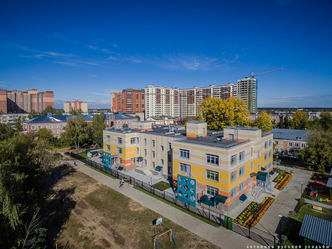 Поселок Октябрьский, фабрика Шорыгина с квадрокоптера