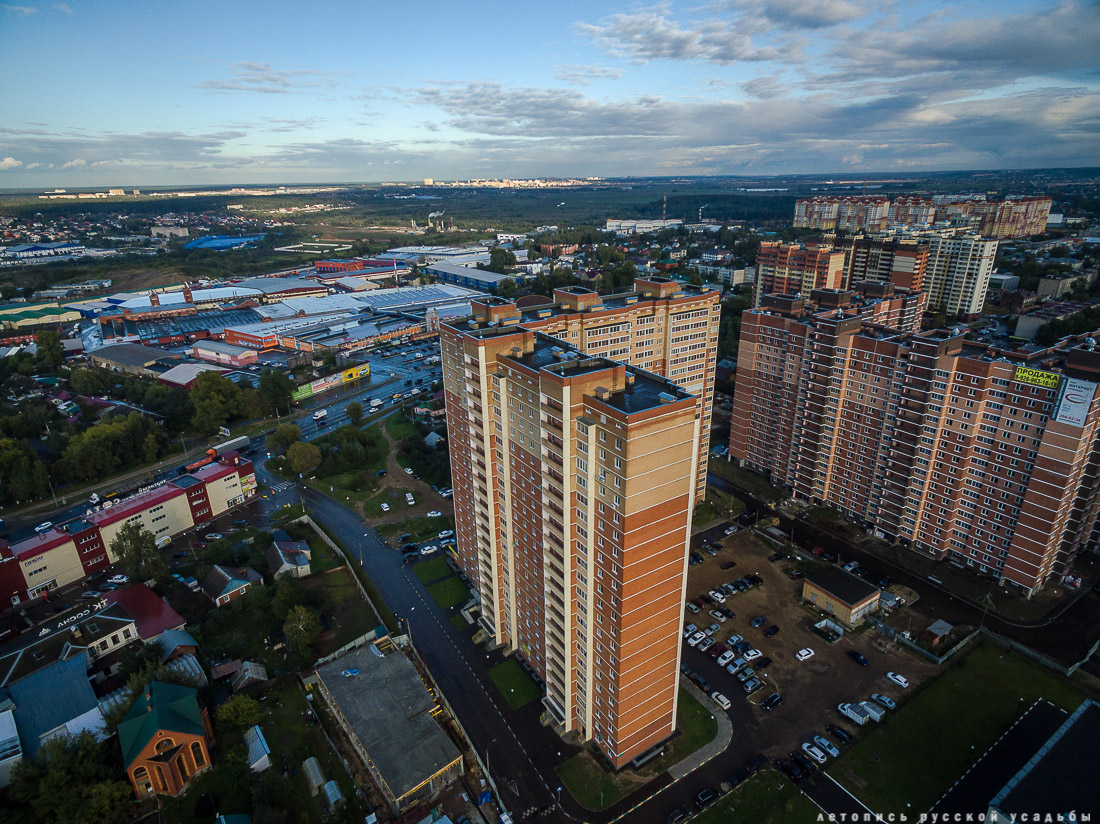 Поселок Октябрьский, фабрика Шорыгина с квадрокоптера