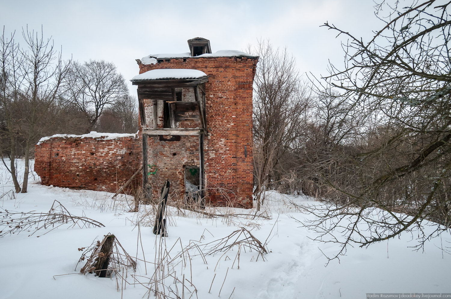Богородицк, заброшенное здание бани