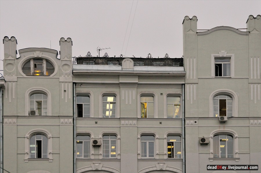 Доходный дом А.С. Грачевой (гостиница Марсель), 1901-1903, архитектор Э.М. Розен, ул. Петровка, 15/13