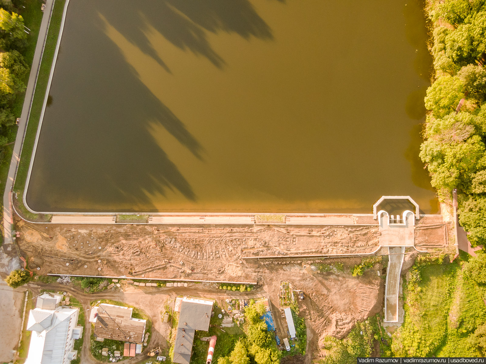 Богородицк, открытие плотины, приезд губернатора, Тульская область, дворец, пруды