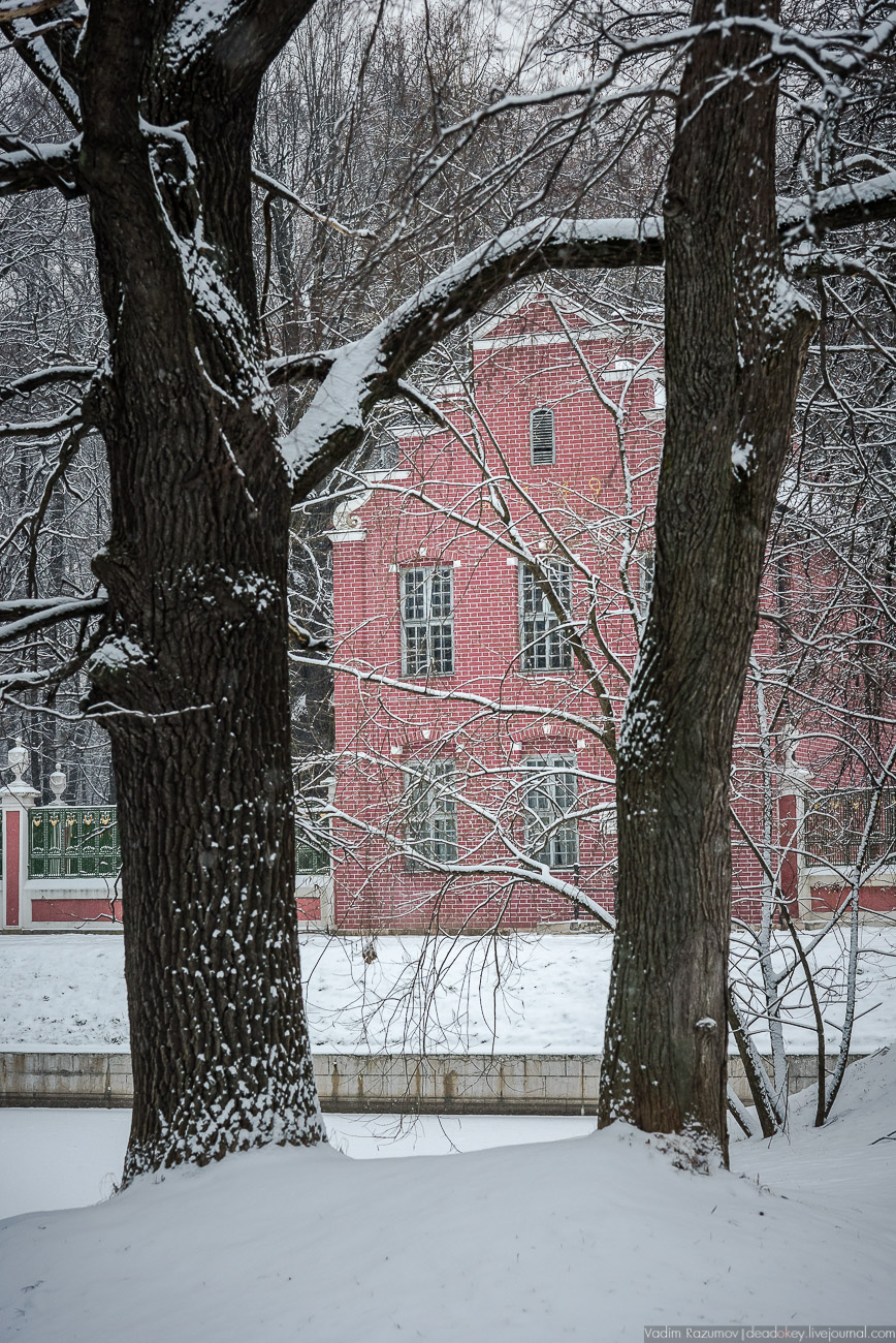 Усадьба Кусково зимой, 2018 год