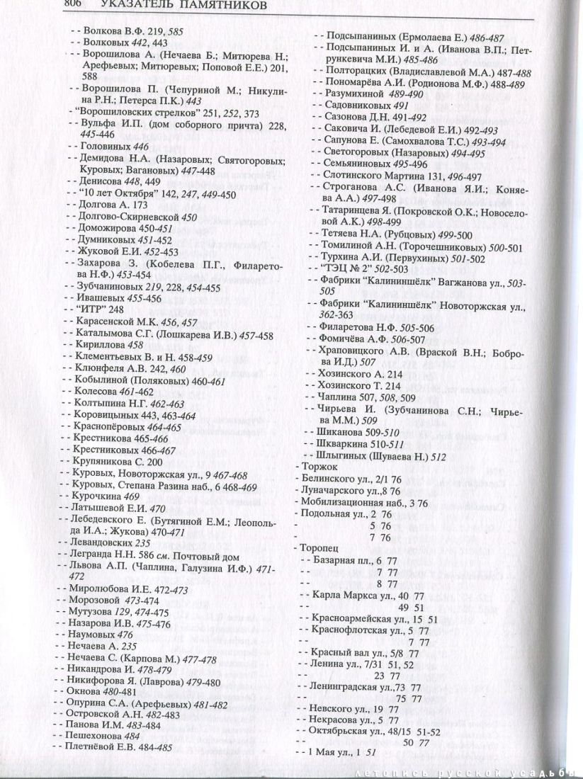 Свод памятников архитектуры и монументального искусства России: Тверская область, часть 1