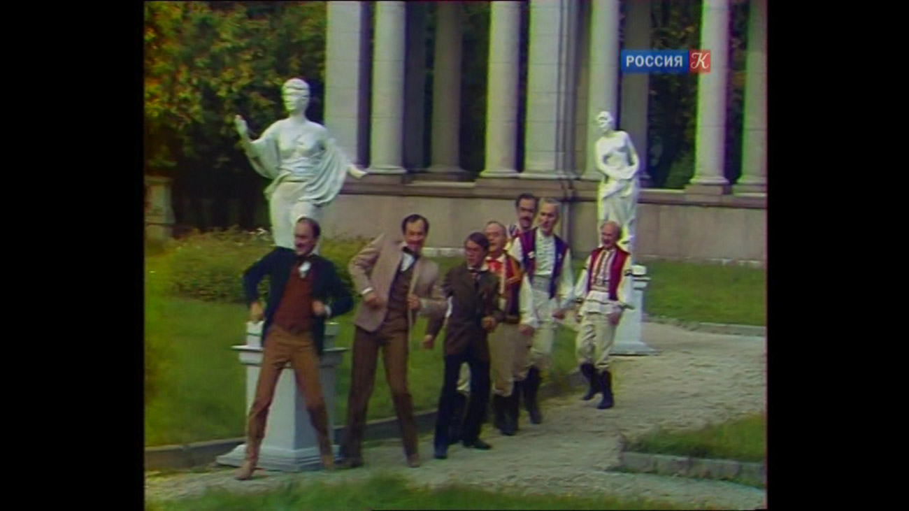 фильм Веселая вдова (1984), усадьба Архангельское, Московская область, Красногорский район.