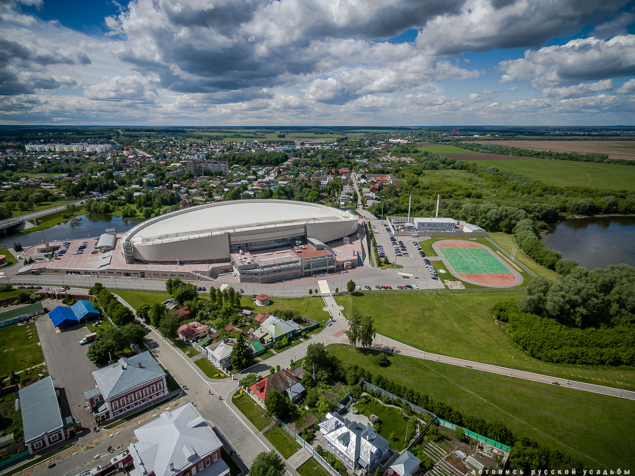 Коломна с квадрокоптера и дрона. Летопись русской усадьбы. Разумов Вадим