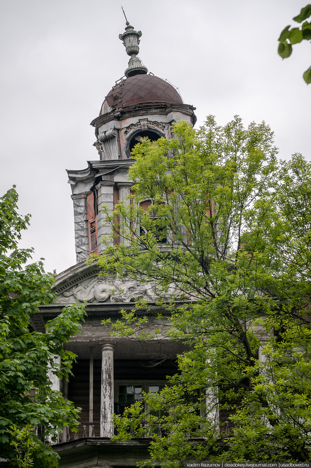 Усадьба Виноградово, Москва, башня дома Германа