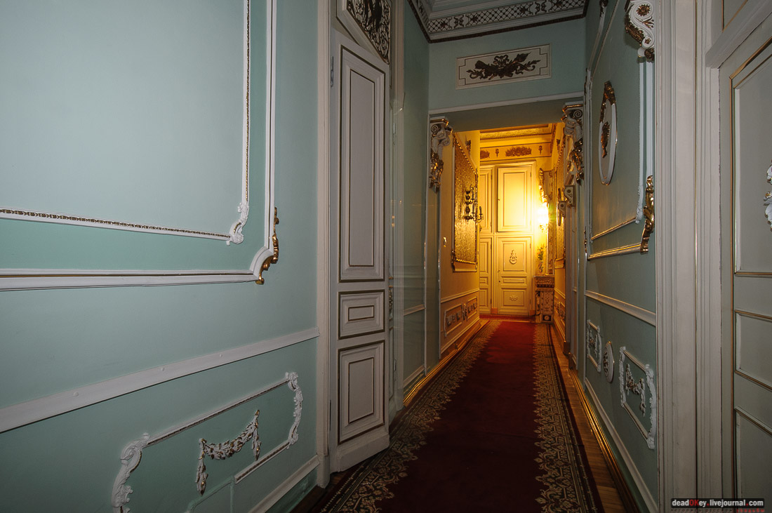 усадьба Коншиных, ул. Пречистенка д.16/2. Дом ученых. Интерьеры усадьбы.