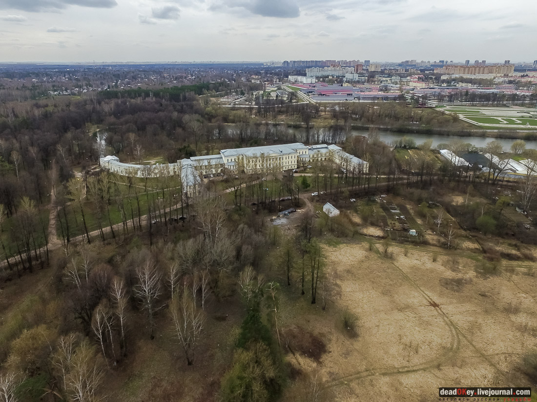 усадьба Горенки, вид с квадракоптера