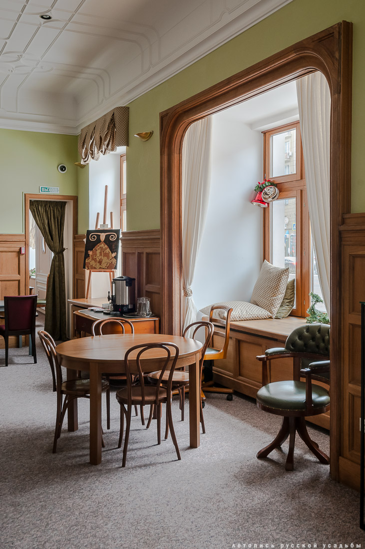 Интерьеры дома купцов Кузнецовых после реставрации, г. Москва, ул. Проспект Мира, д. 41, стр. 1.