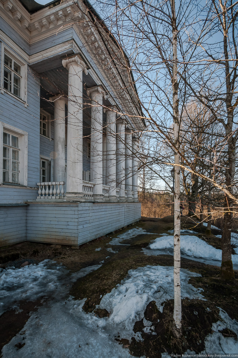 усадьба Рождествено с дрона, Ленинградская область