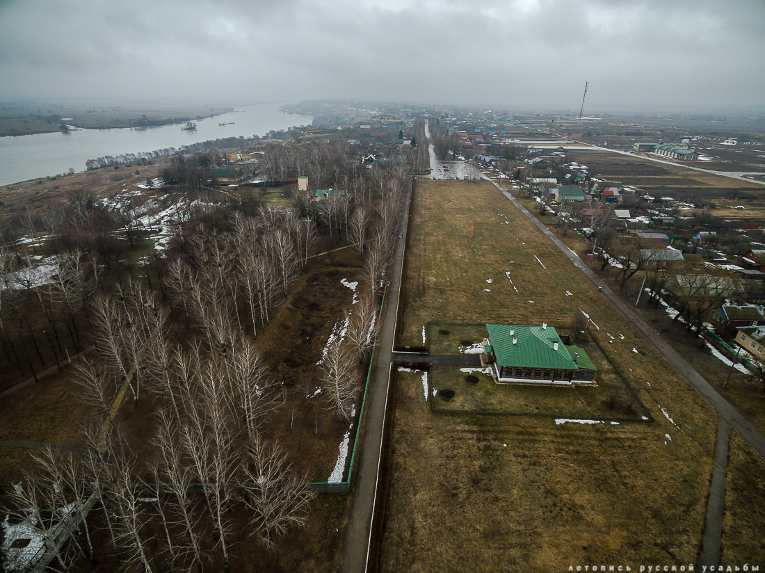 усадьба Константиново, где родился Сергей Есенинын с квадрокоптера