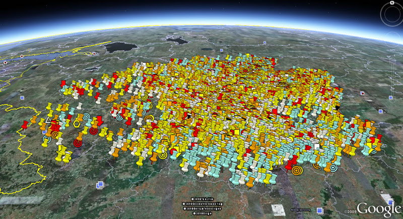 Карту усадеб России