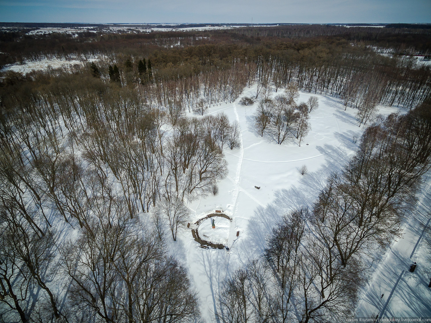 усадьба Богородицк, с дрона и квадрокоптера