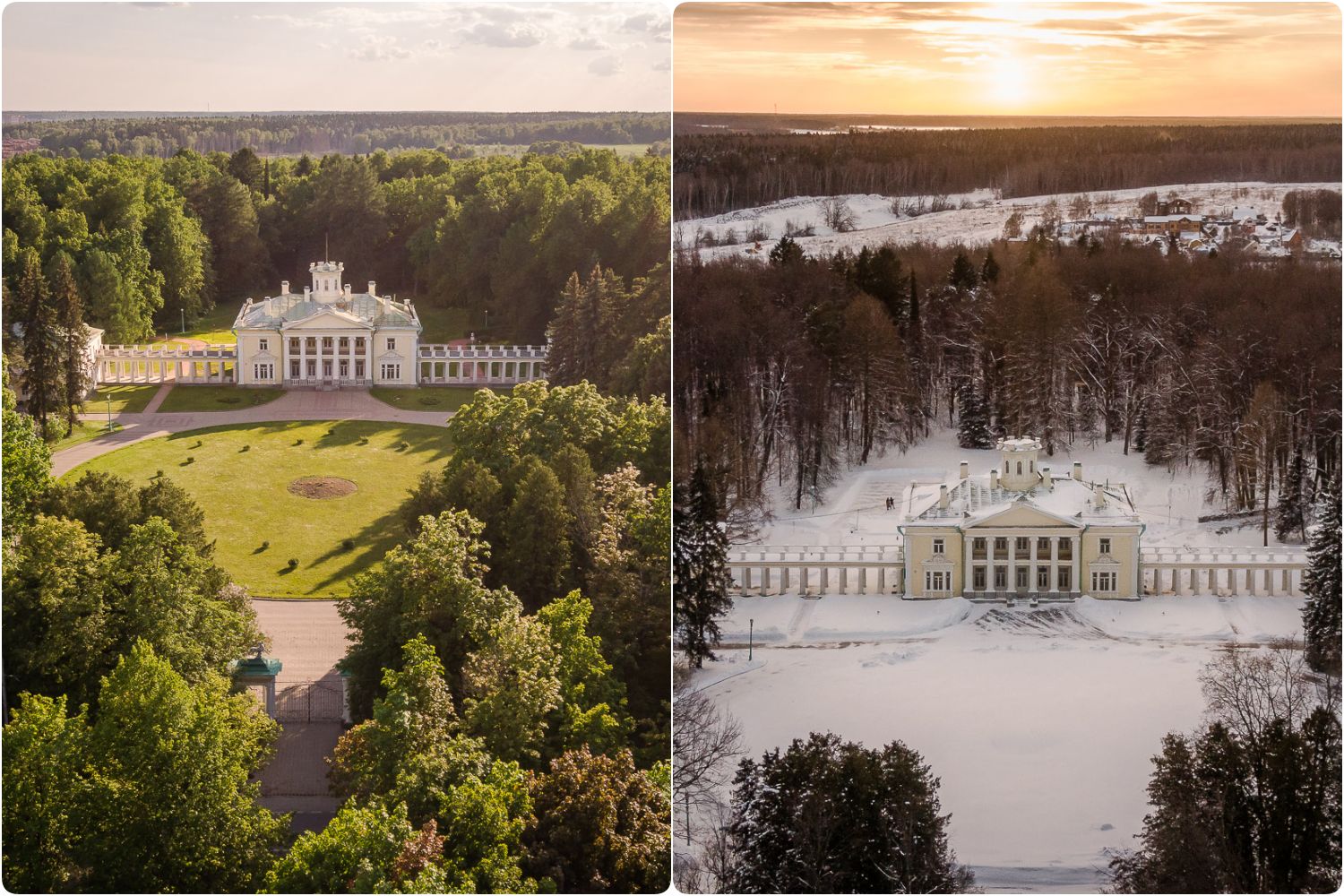 усадьба Валуево с дрона