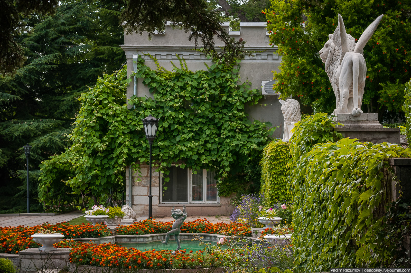 Юсуповский дворец, Крым, львы