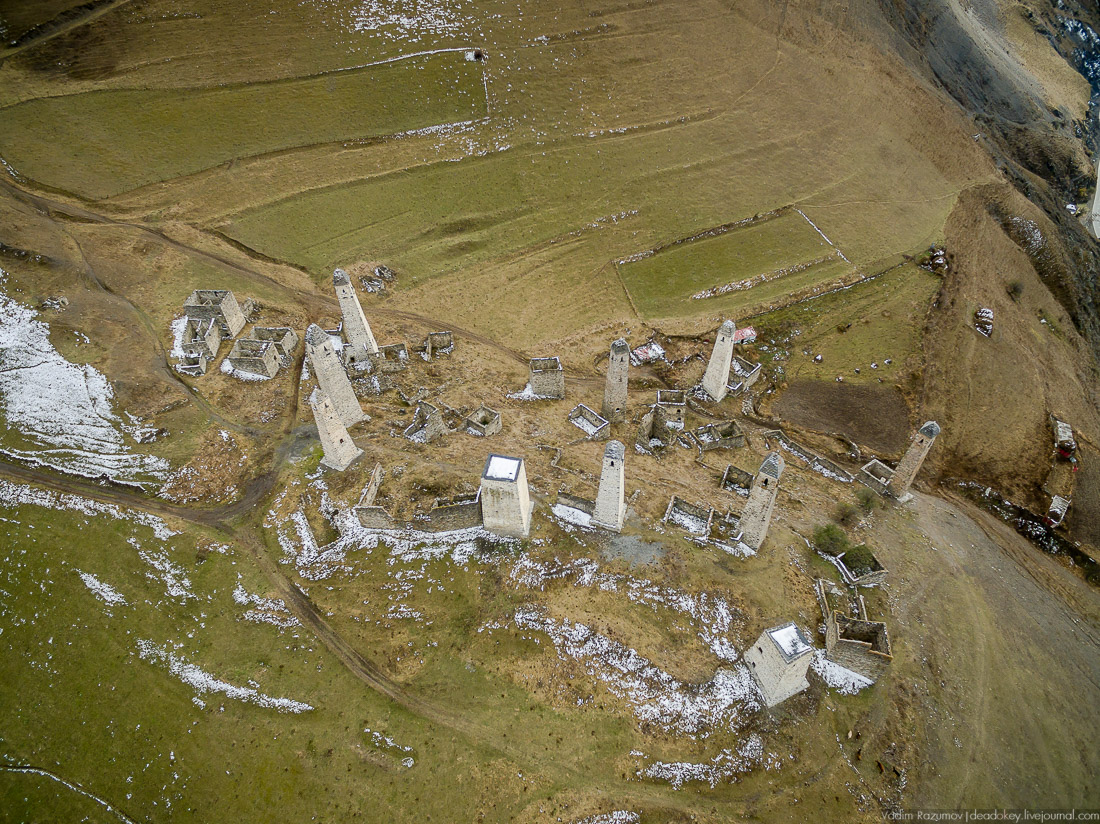 Башенный комплекс ЭРЗИ, Ингушетия, Джейрахское ущелье.