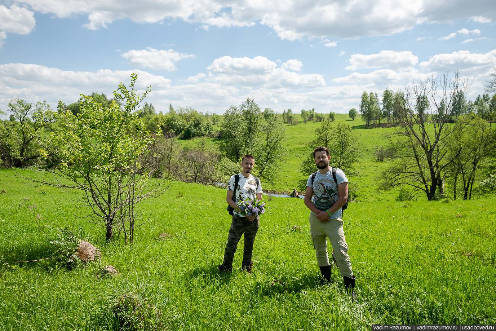 Старое Глазово, могила Василия Баженова, 2021 год