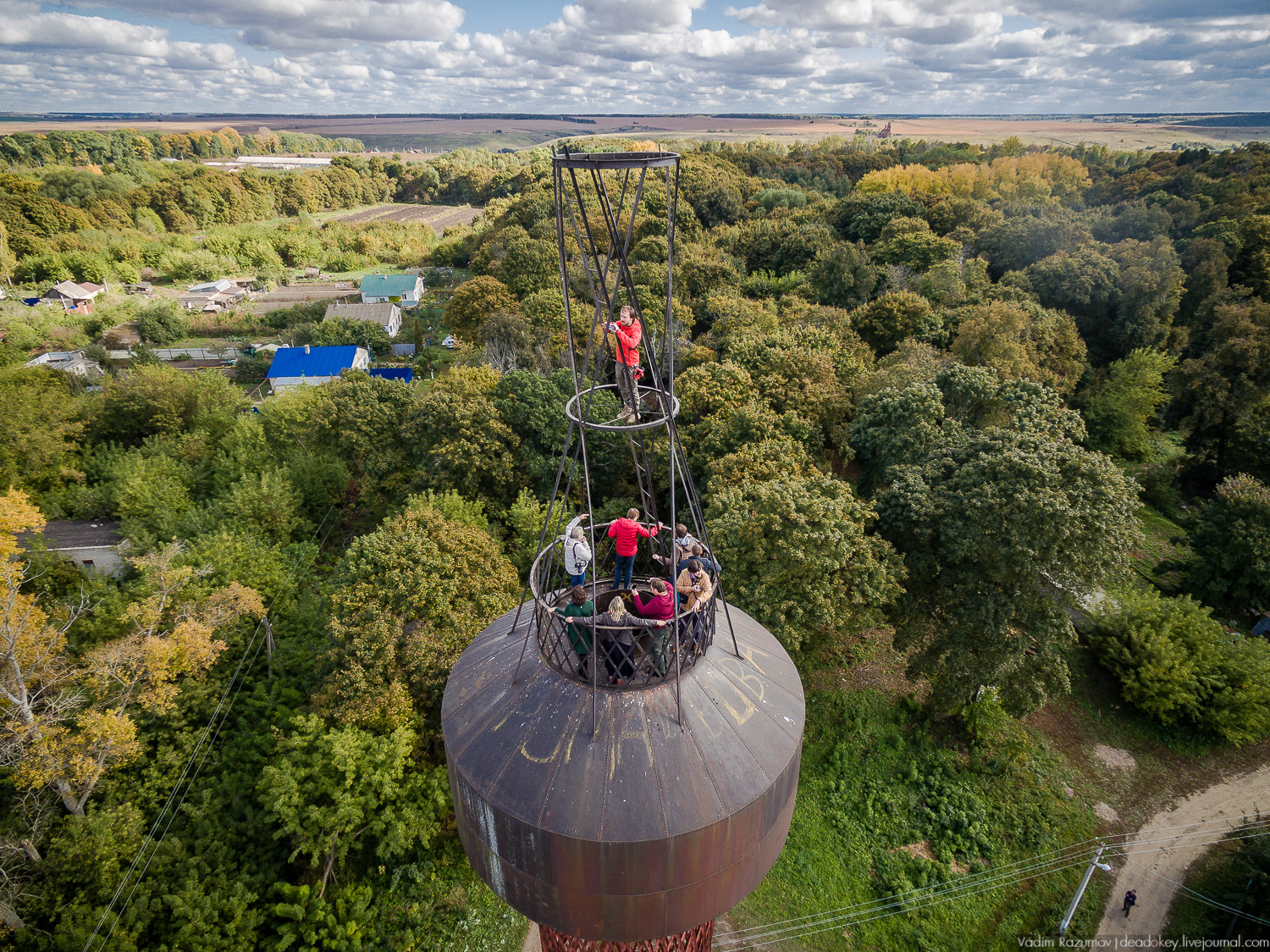 усадьба Полибино с дрона и квадрокоптера, Липецкая область