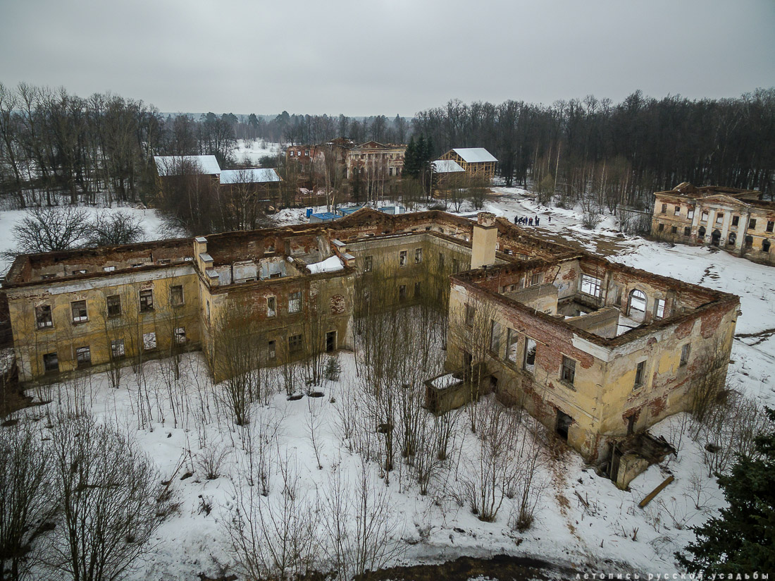 усадьба Гребнево с квадрокоптера