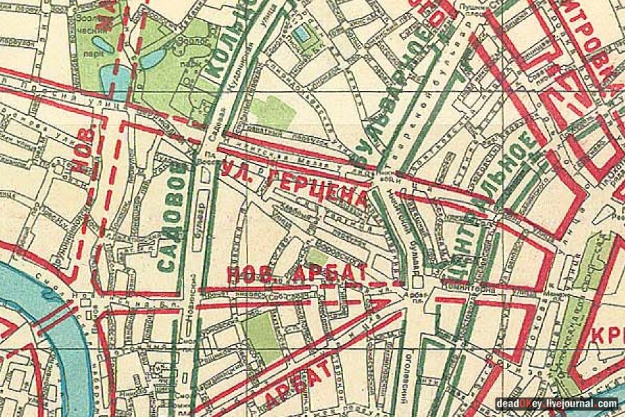 усадьба Волчкова на ул. Поварская д.42-44 и особняк Миндовского