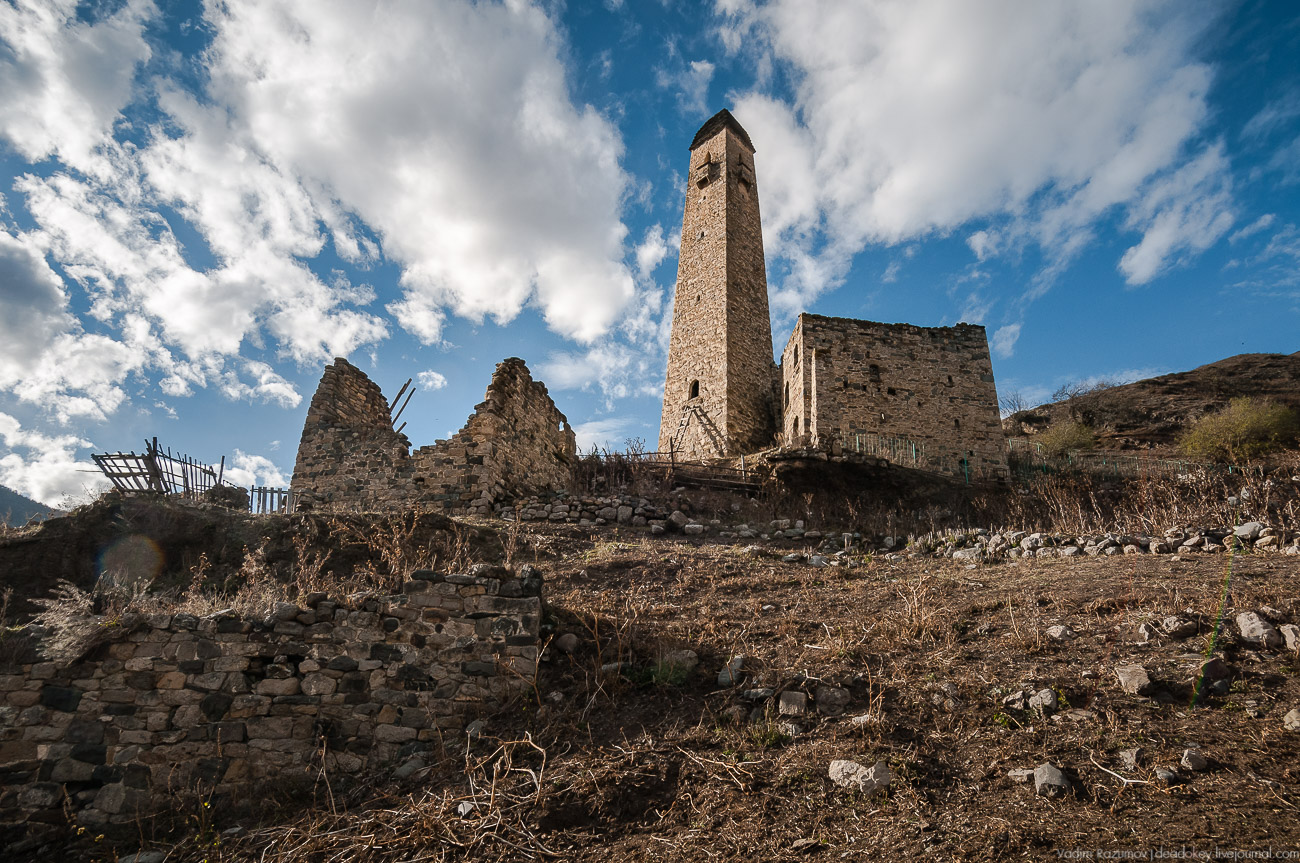 Башенный комплекс Ляжги, Ингушетия, Джейрахский район, сельское поселение Ляжги.