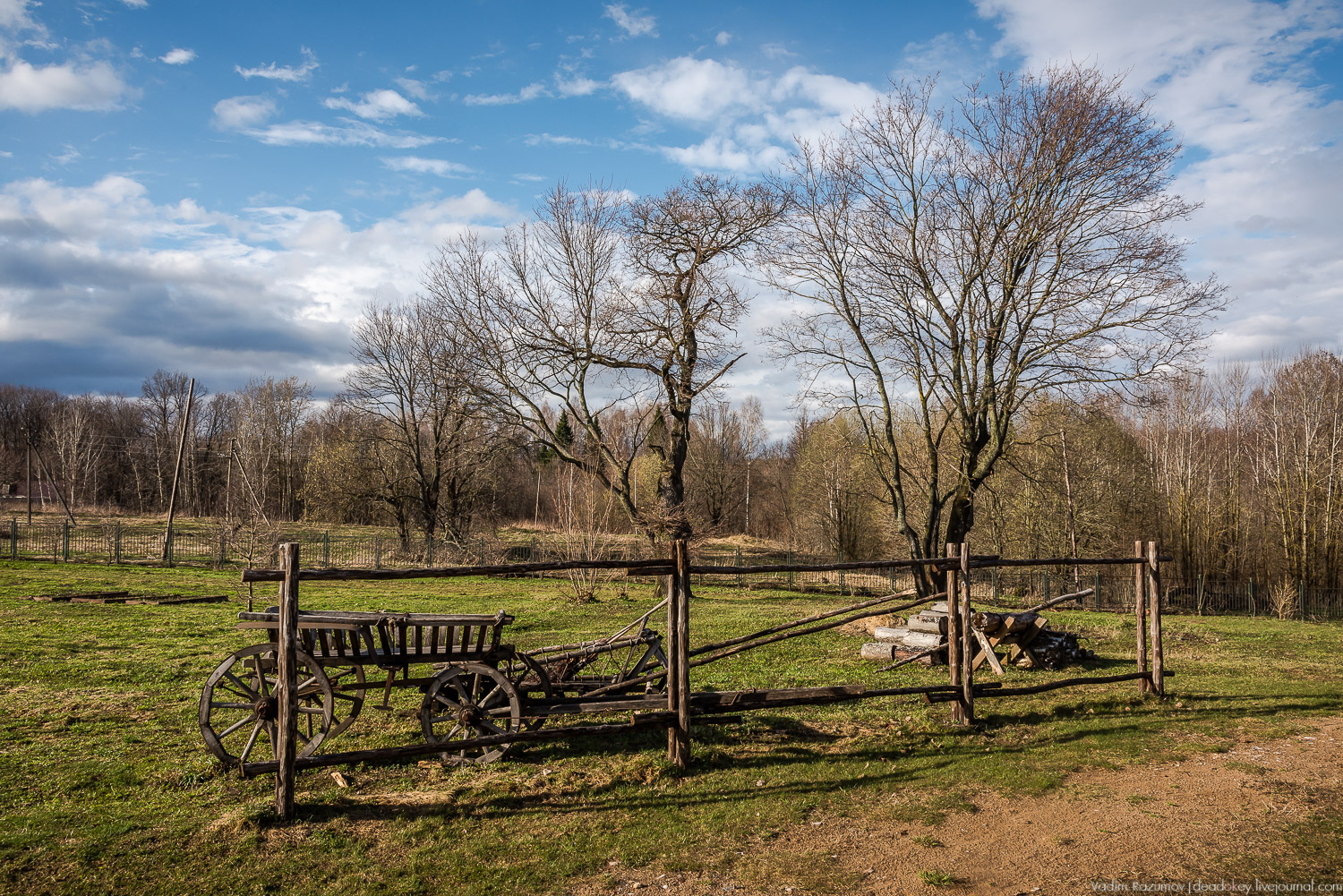 усадьба Домотканово, весна 2018 год