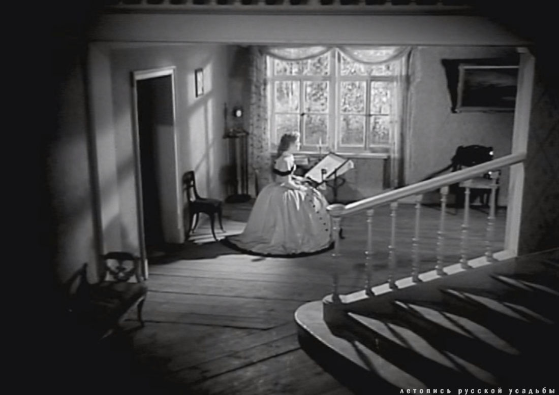 усадьба Абрамцево в фильме Накануне по роману Тургенева