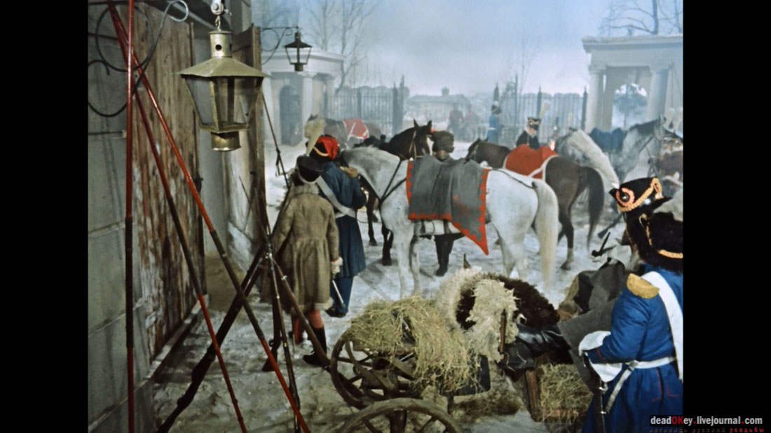 усадьба УДИНО, ОЛЬГОВО и НИКОЛЬСКОЕ-ОБОЛЬЯНИНОВО в фильме Гусарская баллада, 1962 год