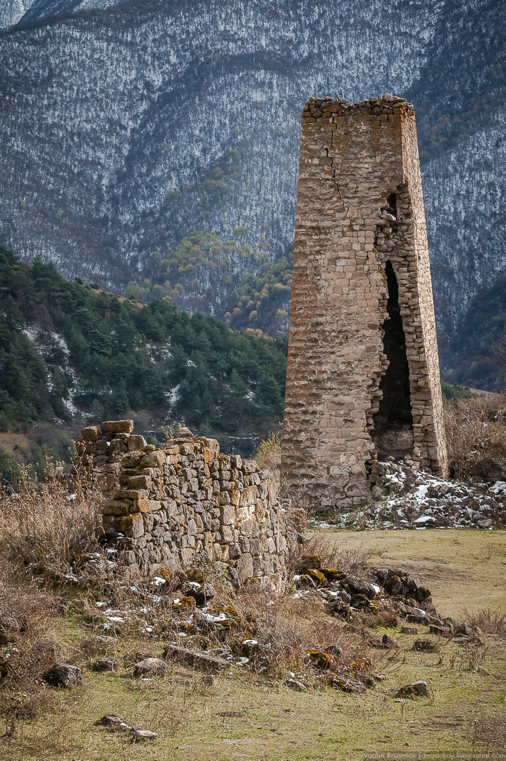 Башенный комплекс Фалхан, Ингушетия, Джейрахское ущелье.