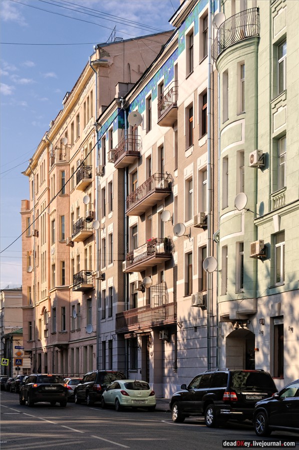 Доходный дом П.П. Зайченко (П.С. Эйбушитц), 1910, архитектор Н.И. Жерехов, ул. Спиридоновка, 36, корп. 3