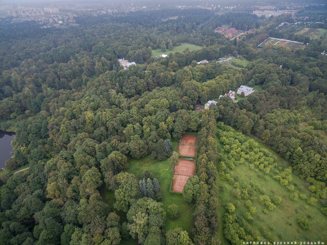 усадьба Суханово с квадрокоптера, помочь усадьбе
