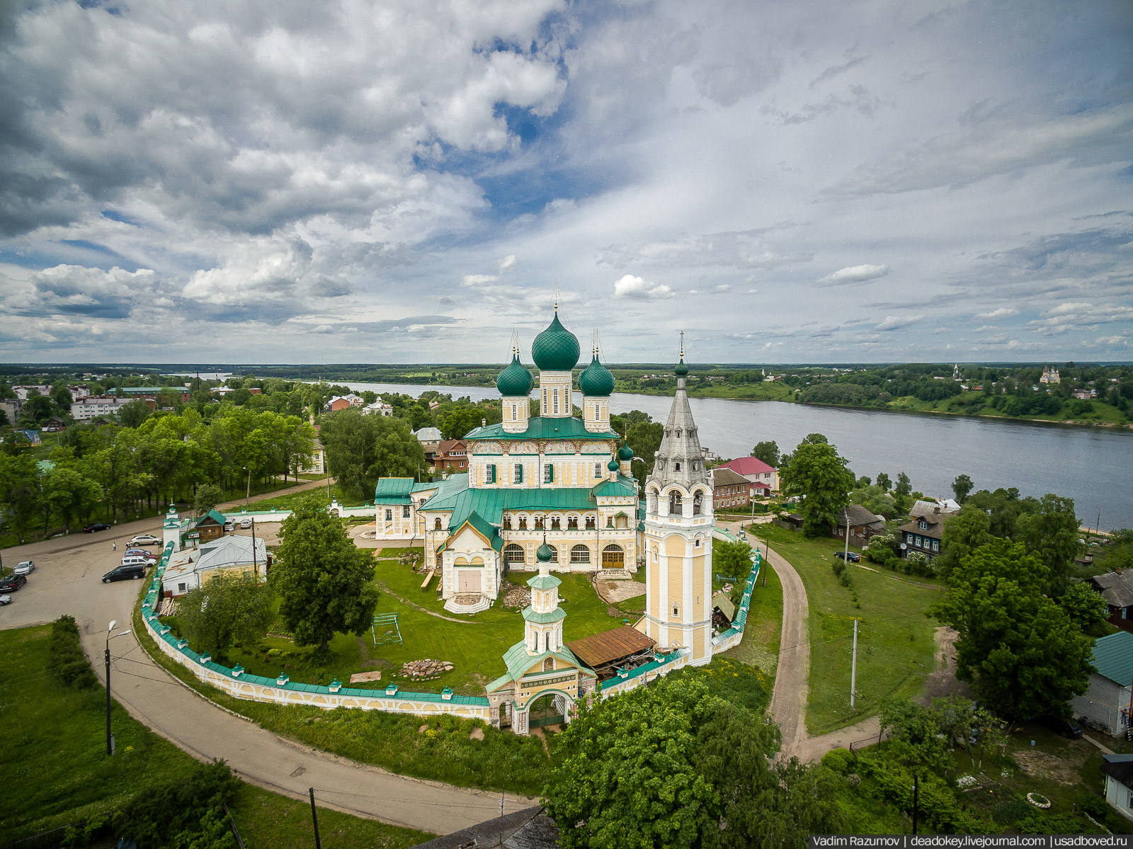 Тутаев (Романов-Борисоглебск), Ярославская область с дрона