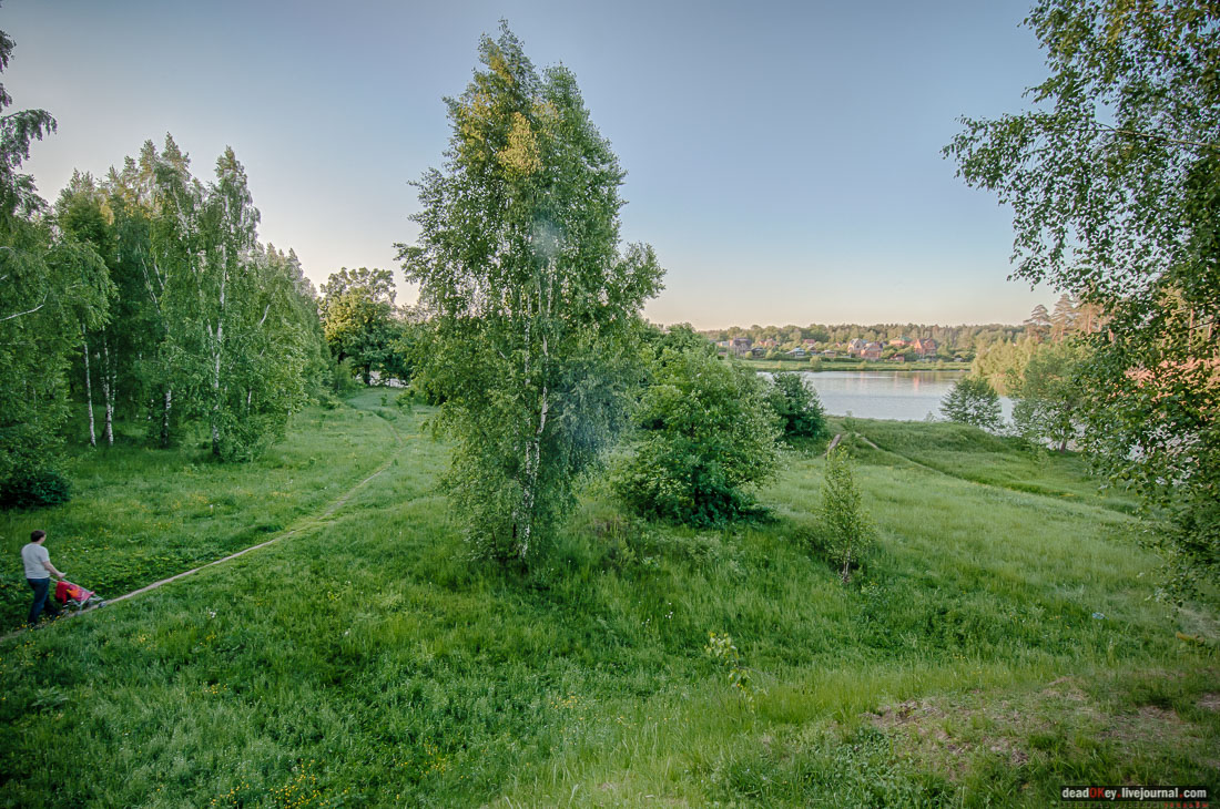 Пейзажный парк в усадьбе Гребнево