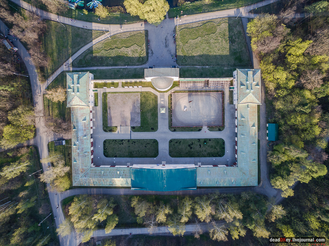 усадьба Кузьминки с квадрокоптера