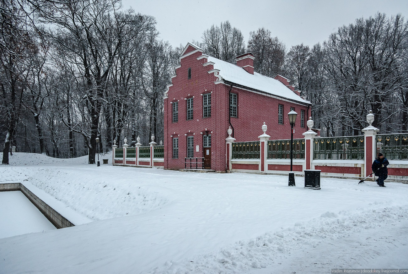 Усадьба Кусково зимой, 2018 год