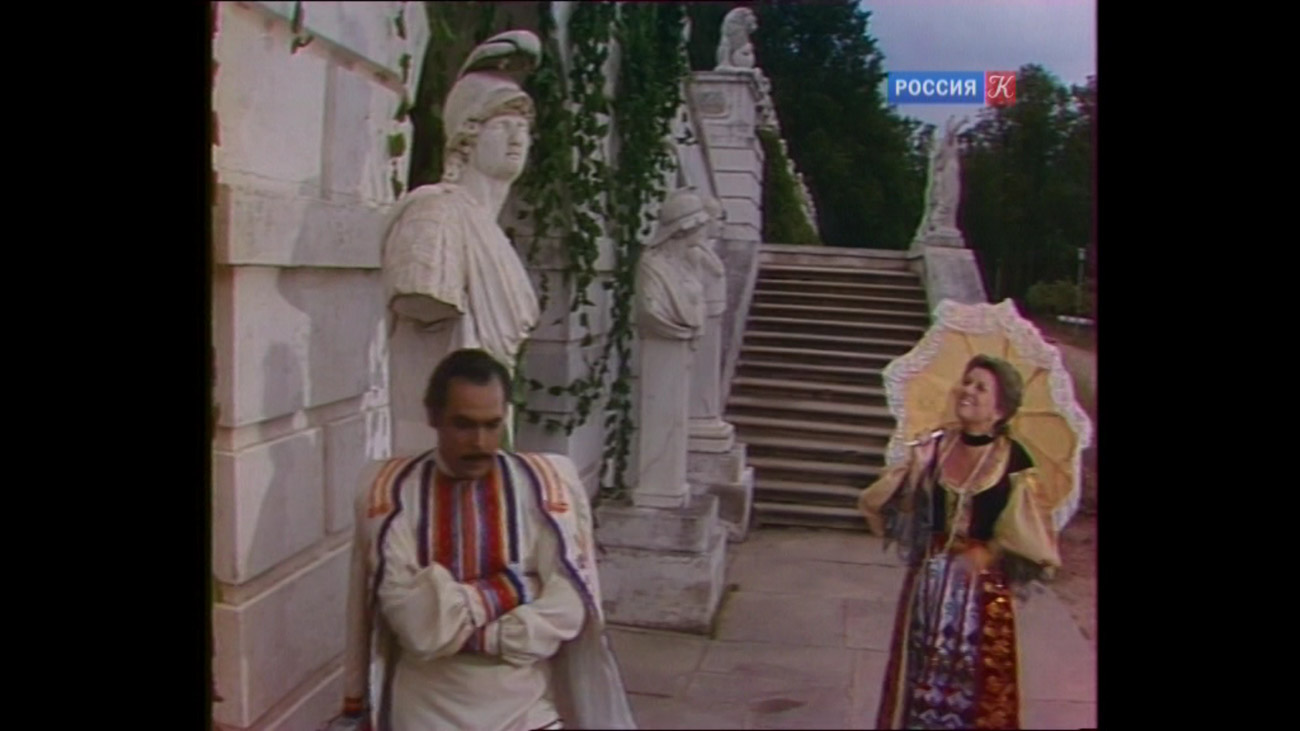 фильм Веселая вдова (1984), усадьба Архангельское, Московская область, Красногорский район.