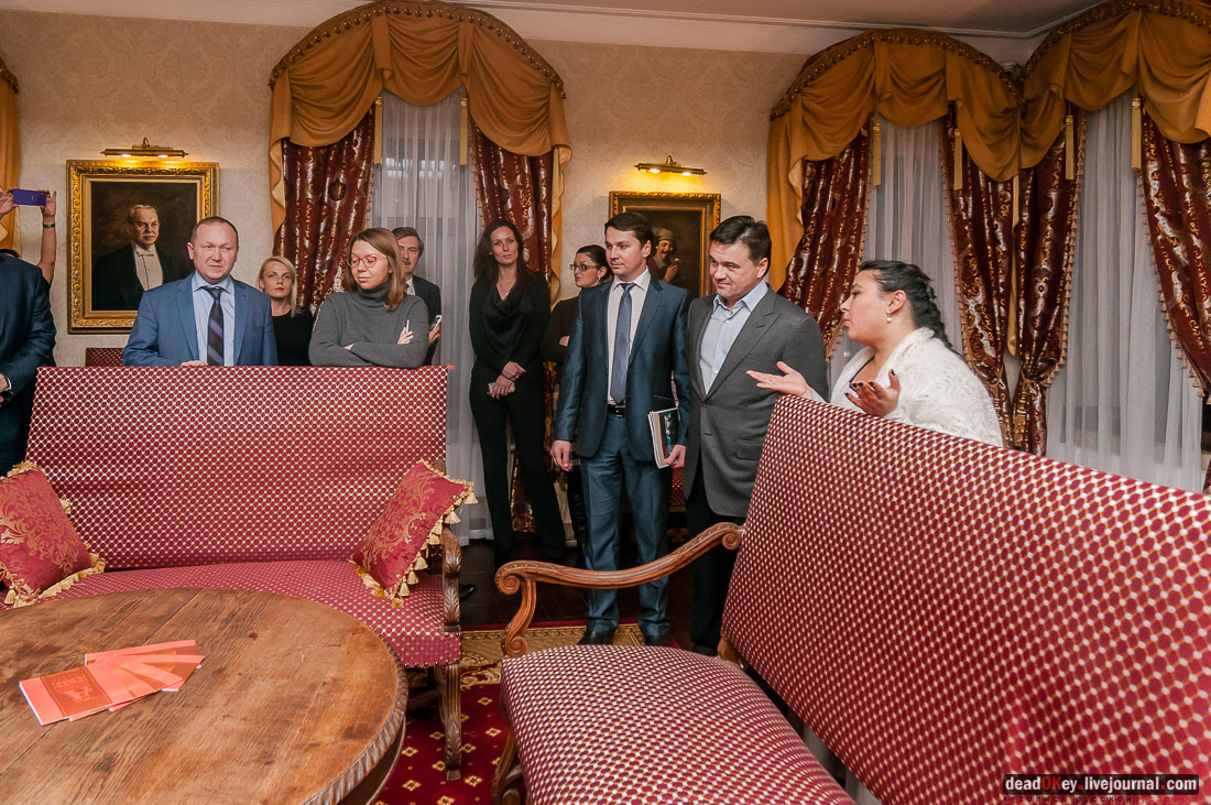 усадьба Талицы Аигиных, Пушкинский район. Приезд губернатора Московской области Андрея Юрьевича Воробьева