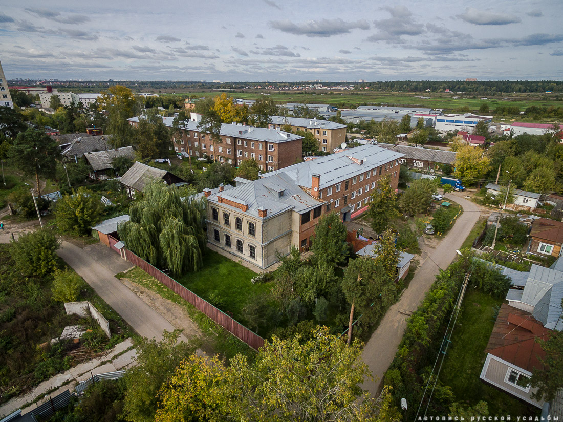 Поселок Октябрьский, фабрика Шорыгина с квадрокоптера