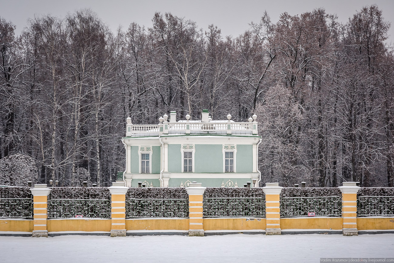 Усадьба Кусково зимой, 2018 год