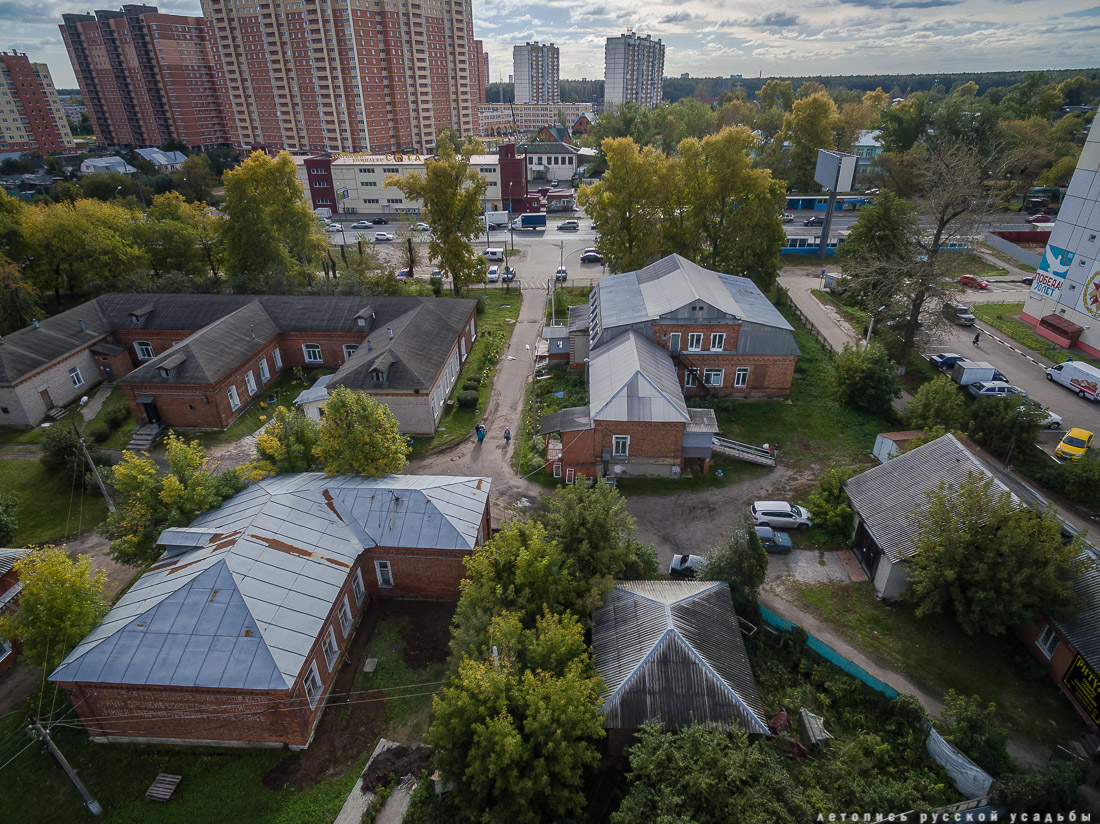 Поселок Октябрьский, фабрика Шорыгина с квадрокоптера