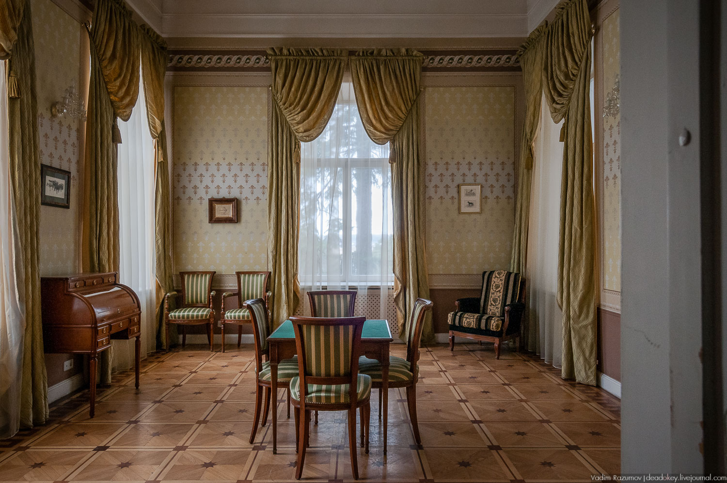 усадьба Введенское, интерьеры главного дома, Фото Вадим Разумов, Летопись Русской усадьбы