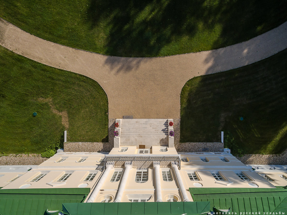 усадьба Степановское-Волосово, фотографии с дрона, шетлендский пони Трамп