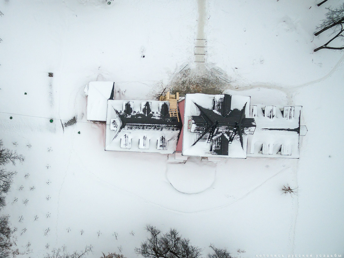 усадьба Большие Вяземы с квадрокоптера