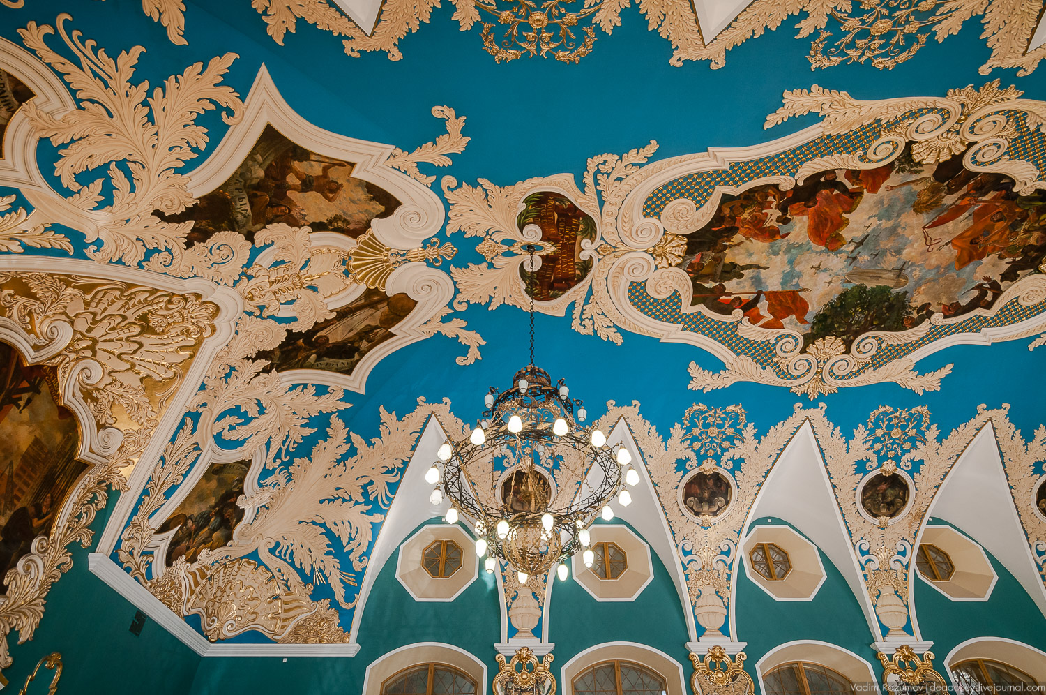 Казанский вокзал, интерьеры, ресторан, архитектор Щусев, зал ожидания