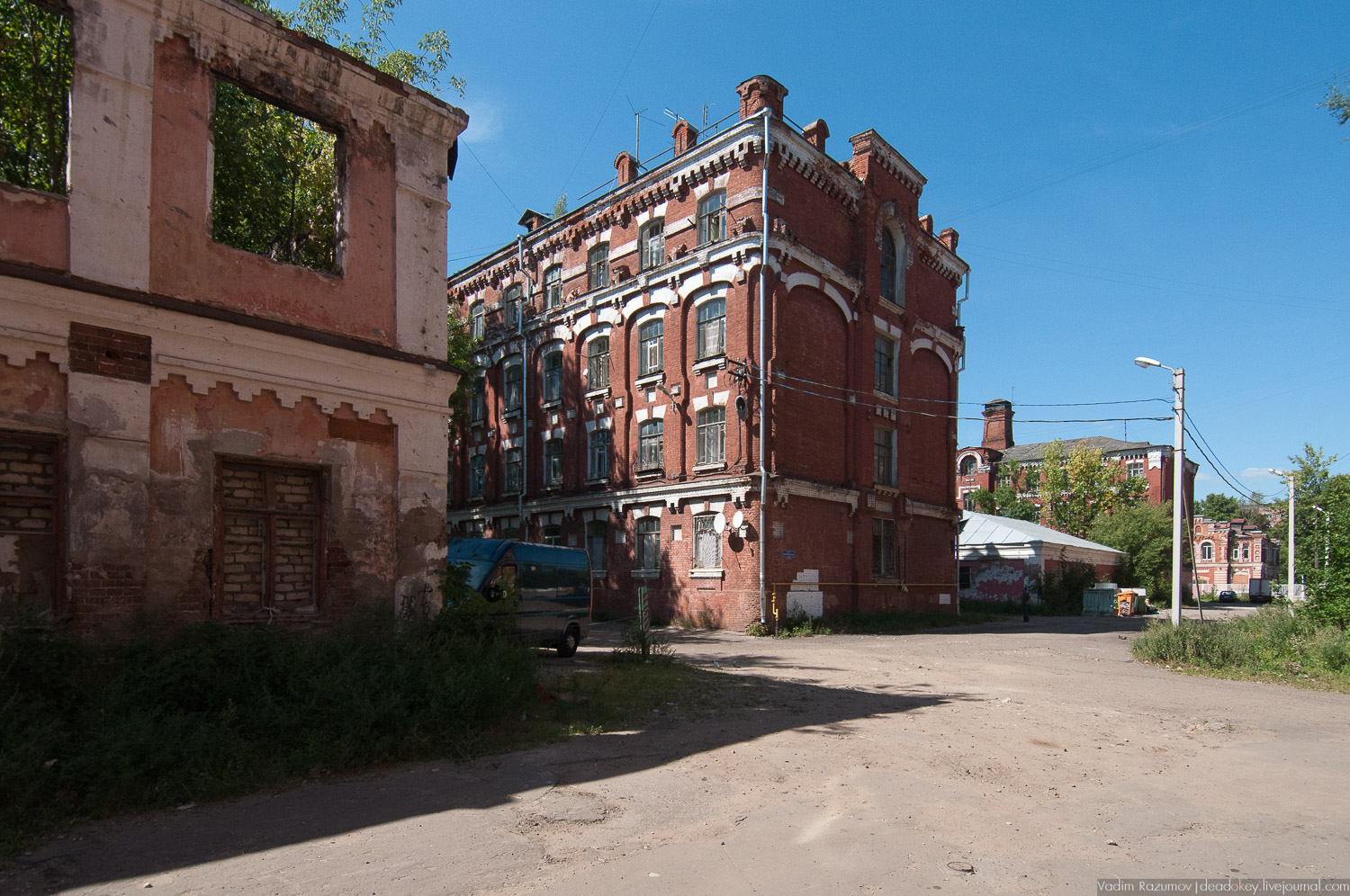 Морозовский городок, Пролетарка, Тверь, промышленность архитектура фабрика