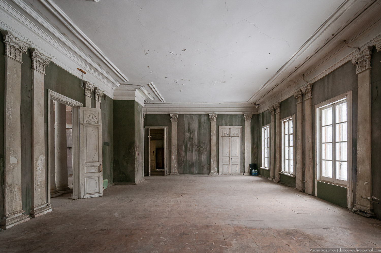 Усадьба Знаменское-Садки, интерьеры главного дома, Москва