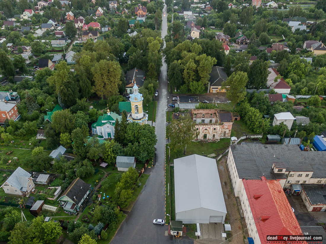 усадьба Петровское-Алабино с квадрокоптера