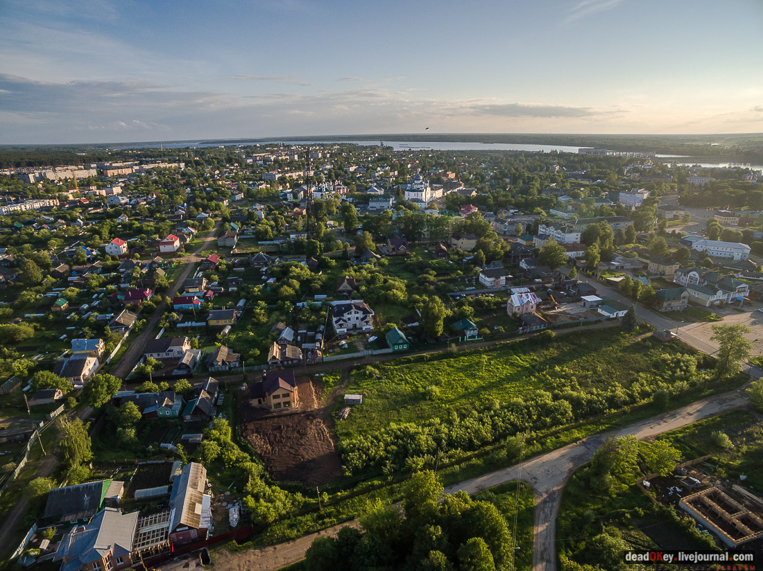 монастыри Углича с квадрокоптера