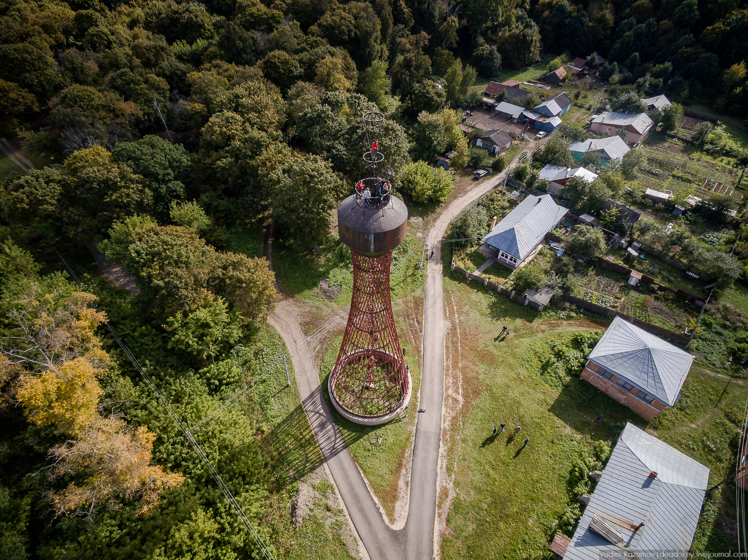 усадьба Полибино с дрона и квадрокоптера, Липецкая область