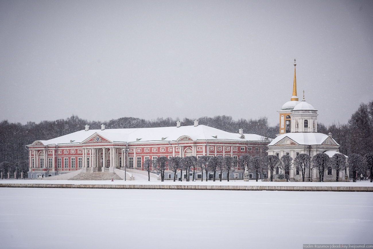 Усадьба Кусково зимой, 2018 год